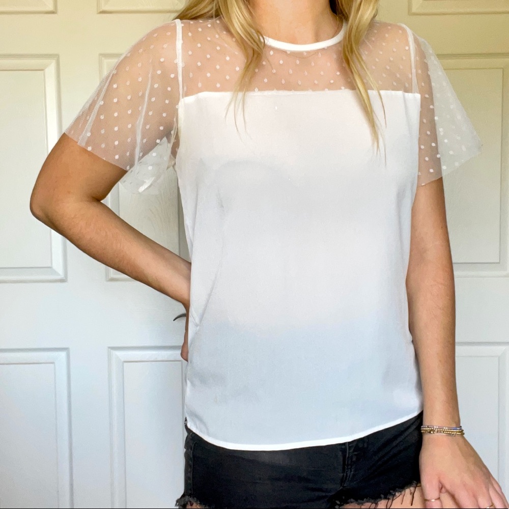 Sheer ‘Blouse Like’ T-Shirt